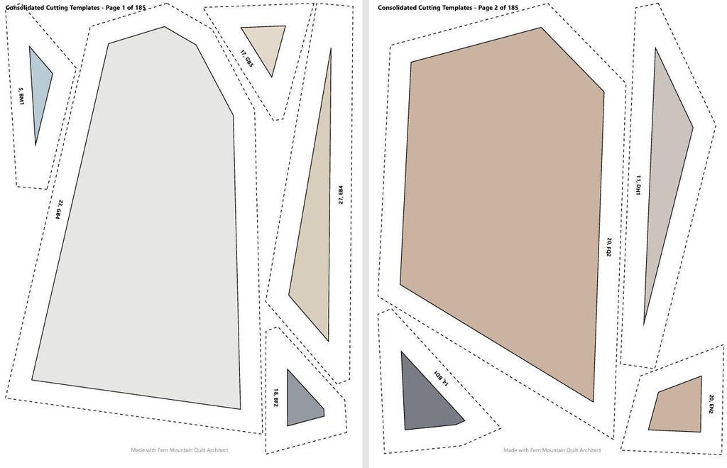 Paint Horse FPP Quilt Pattern 72" x 86"