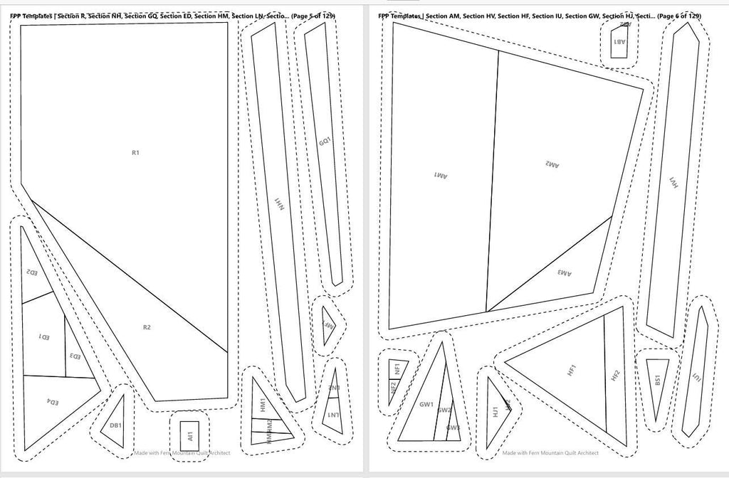 Tulsa's Golden Driller 72"x80" FPP Quilt Pattern