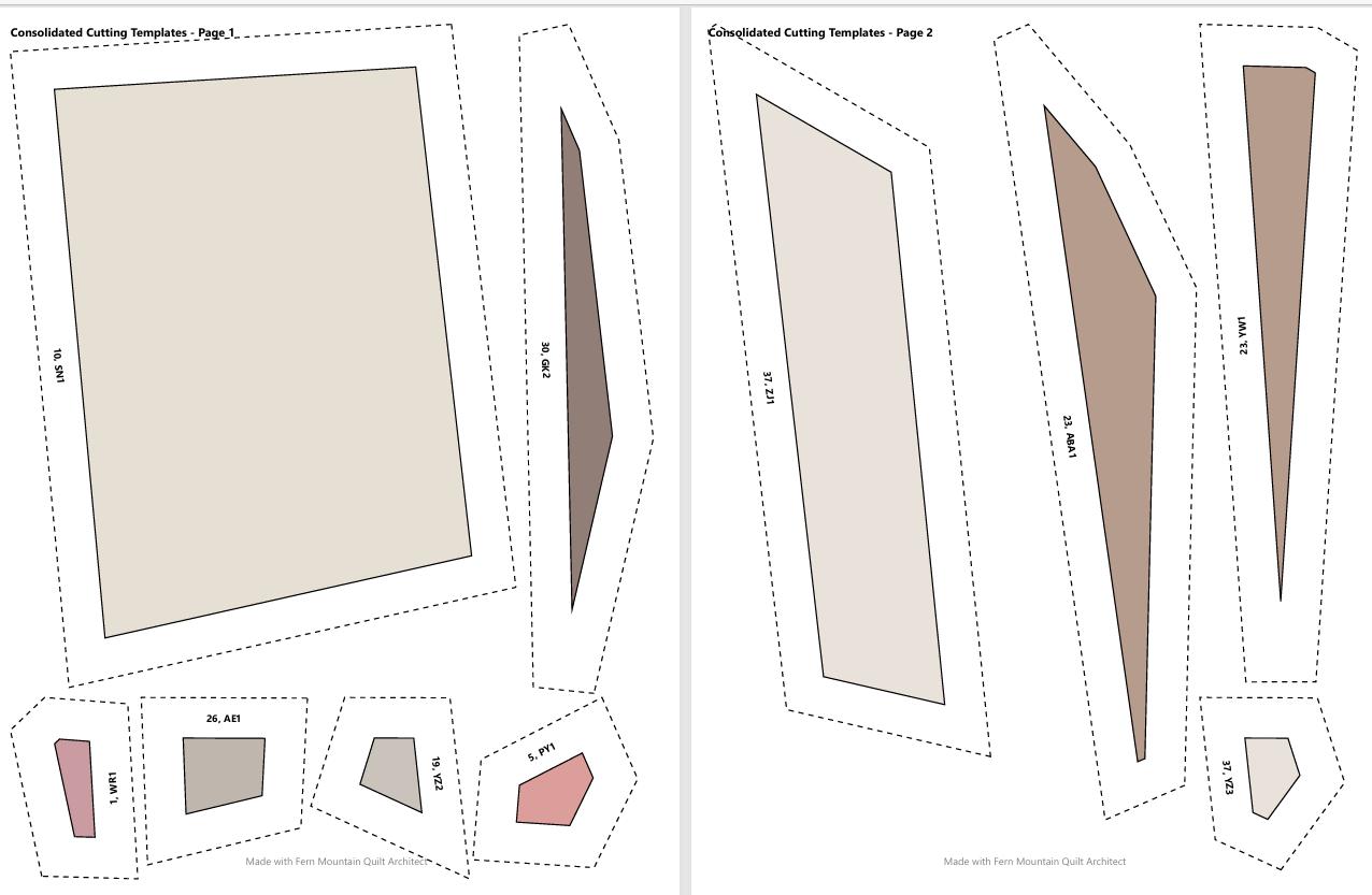 Bruce the Bulldog 2, 60" x 80" FPP Quilt Pattern