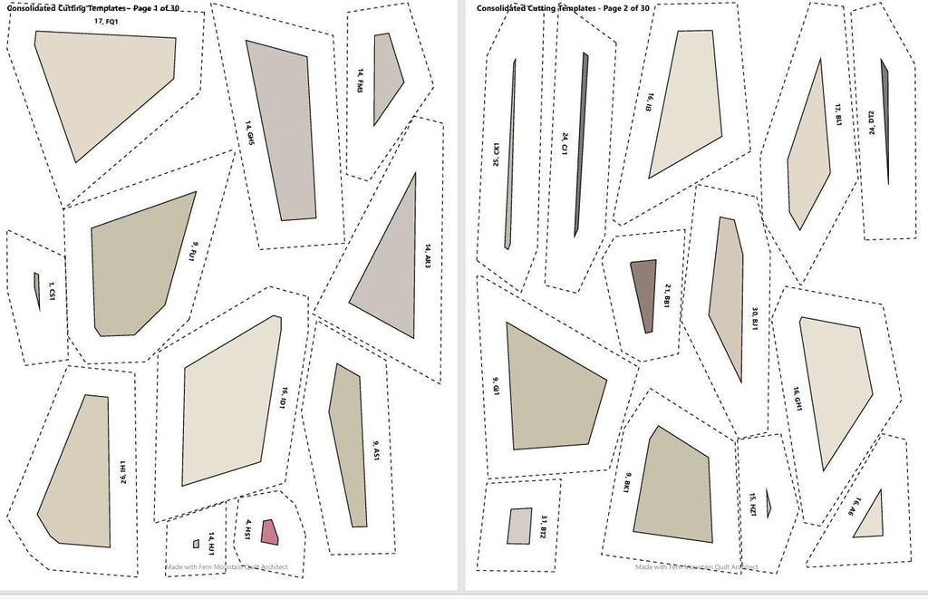House Finch 14" FPP Quilt Block Pattern