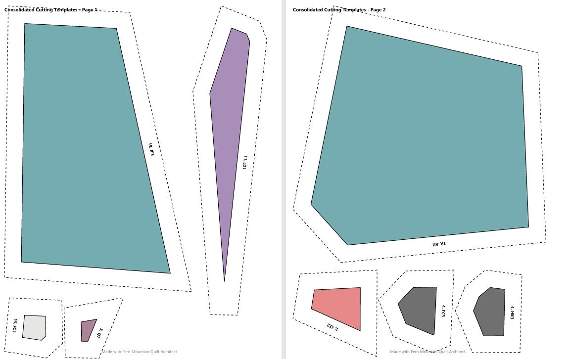Perfect Pibble, 50"x50" FPP Quilt Pattern