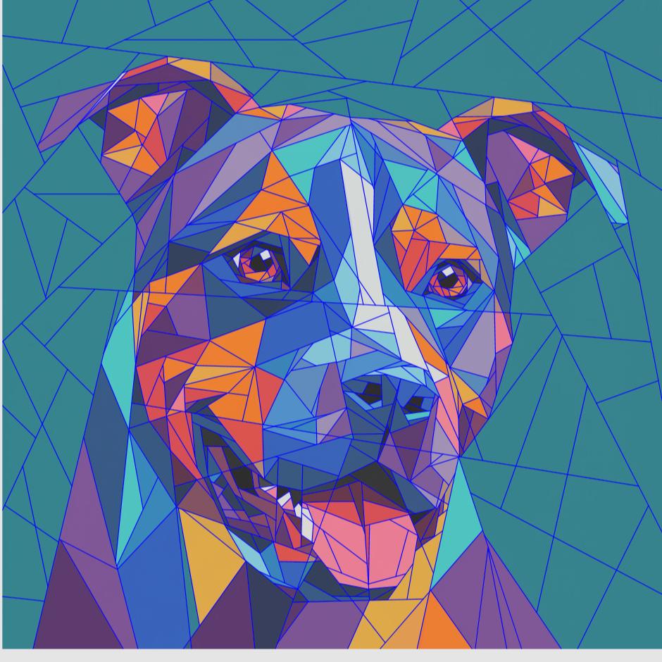 Perfect Pibble, 50"x50" FPP Quilt Pattern