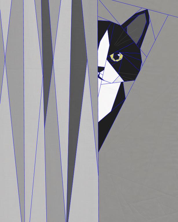Tuxedo Tom 50" x 62" FPP Quilt