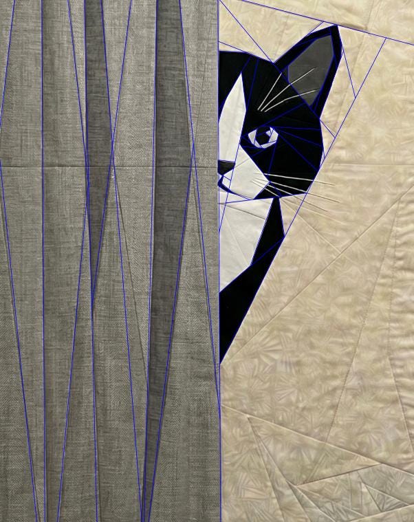 Tuxedo Tom 50" x 62" FPP Quilt