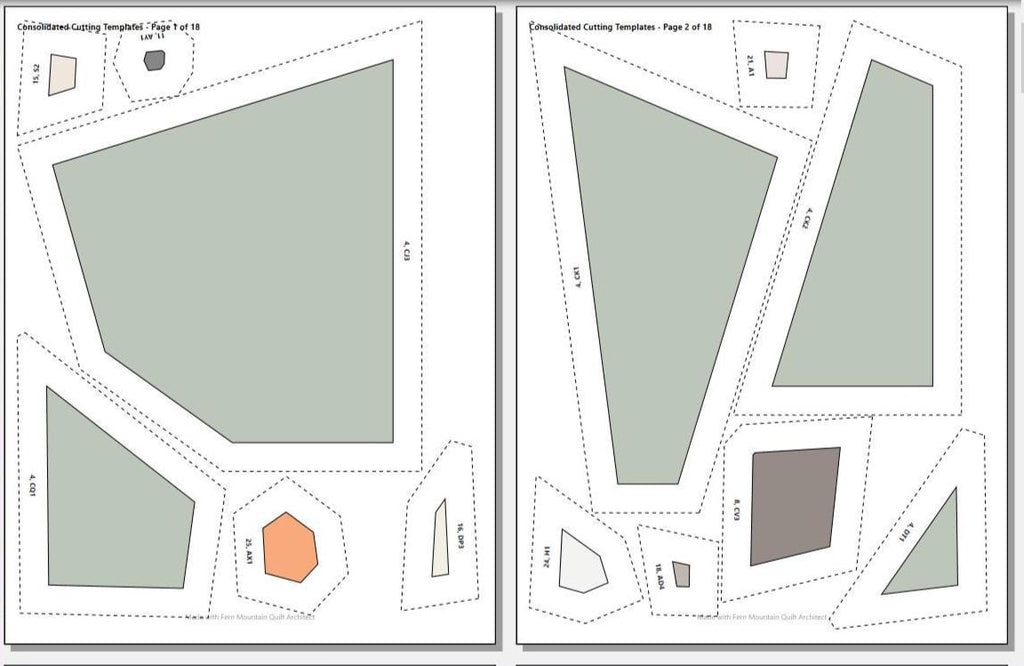 Jasper the White Cockatiel, 14" FPP Quilt Block Pattern