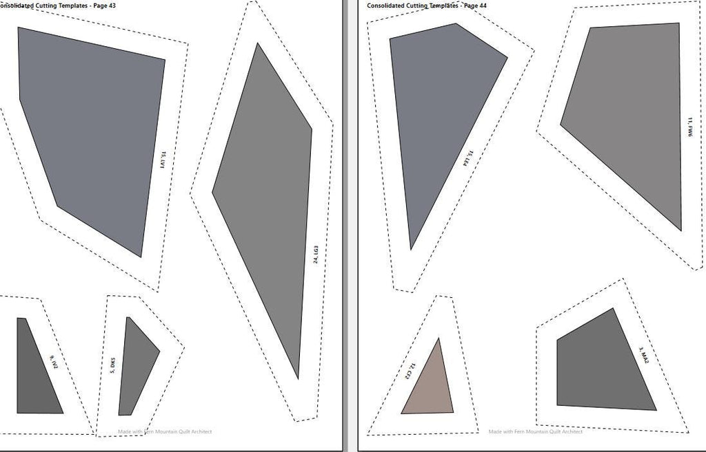 The Dark Horse 2, 72" x 99" FPP Quilt Pattern