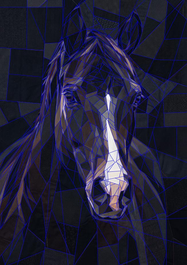 The Dark Horse 2, 72" x 99" FPP Quilt Pattern