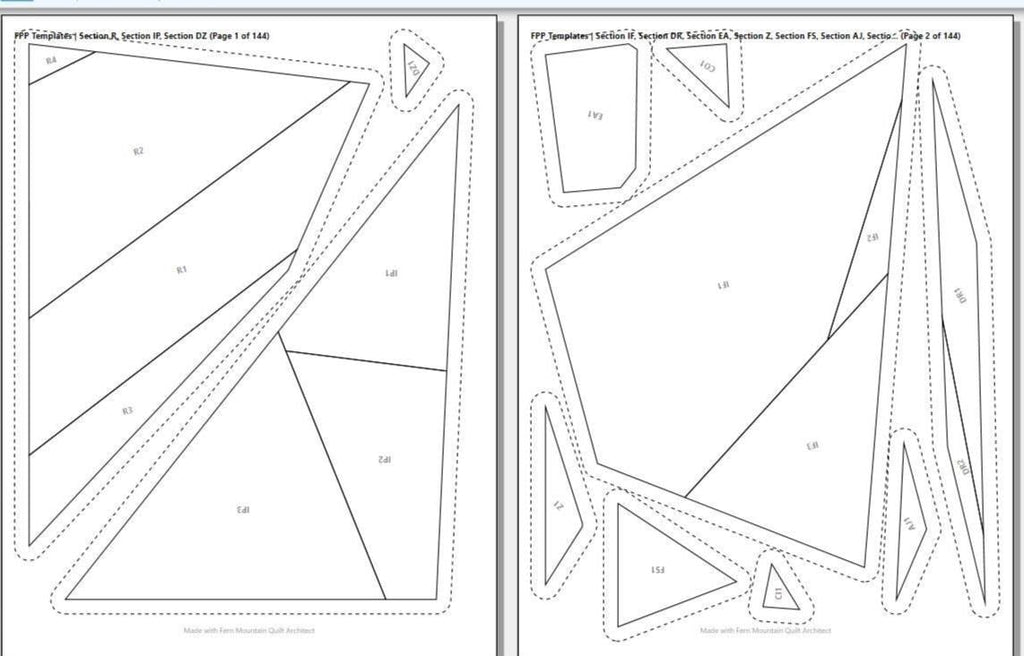 The Lonely Boat, 72" x 90" FPP Quilt Pattern