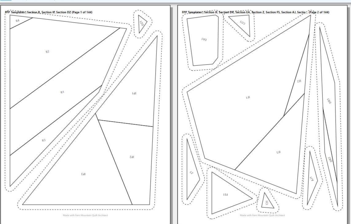 The Lonely Boat, 72" x 90" FPP Quilt Pattern