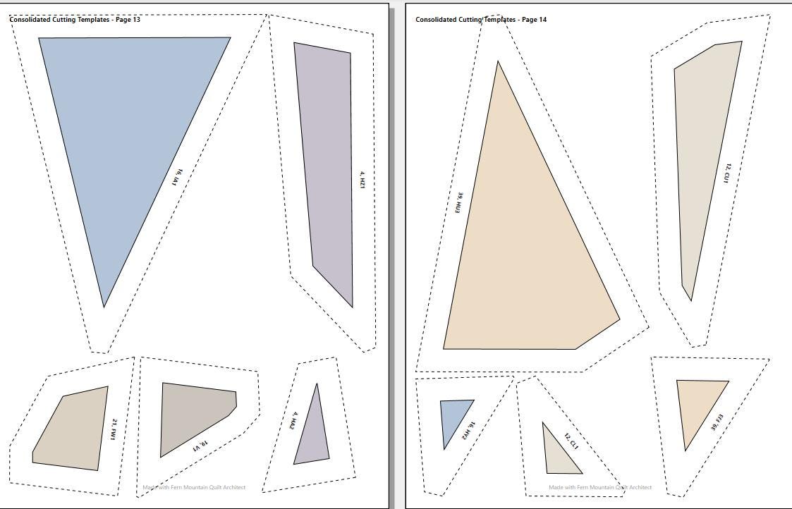 Sandy Wishes 60" x 74" FPP Quilt Pattern