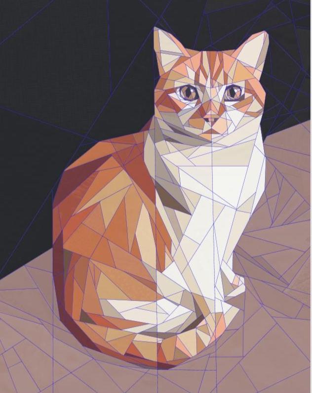 Delilah, 64"x80" FPP Quilt Pattern