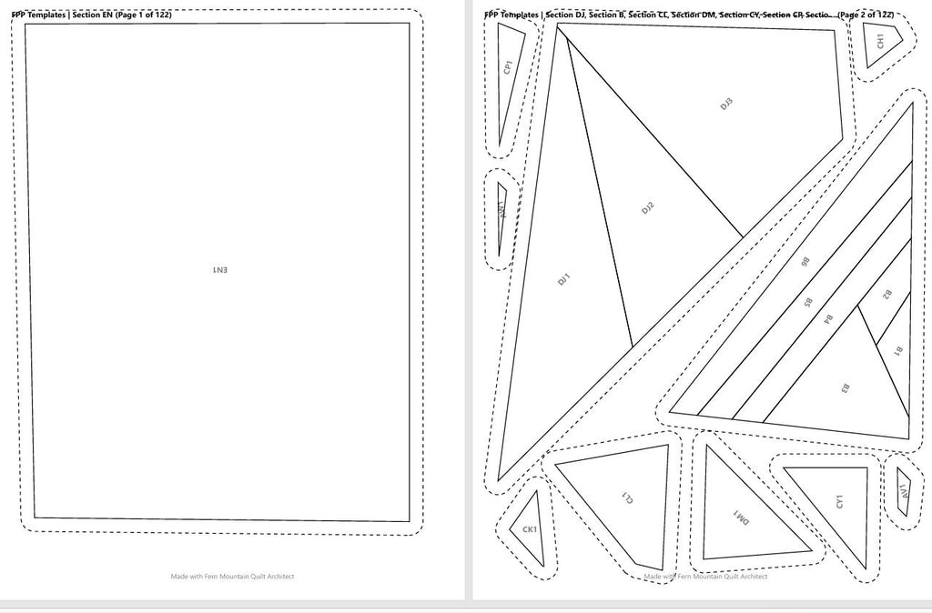 Cessna FPP Quilt Pattern 72" x 90"
