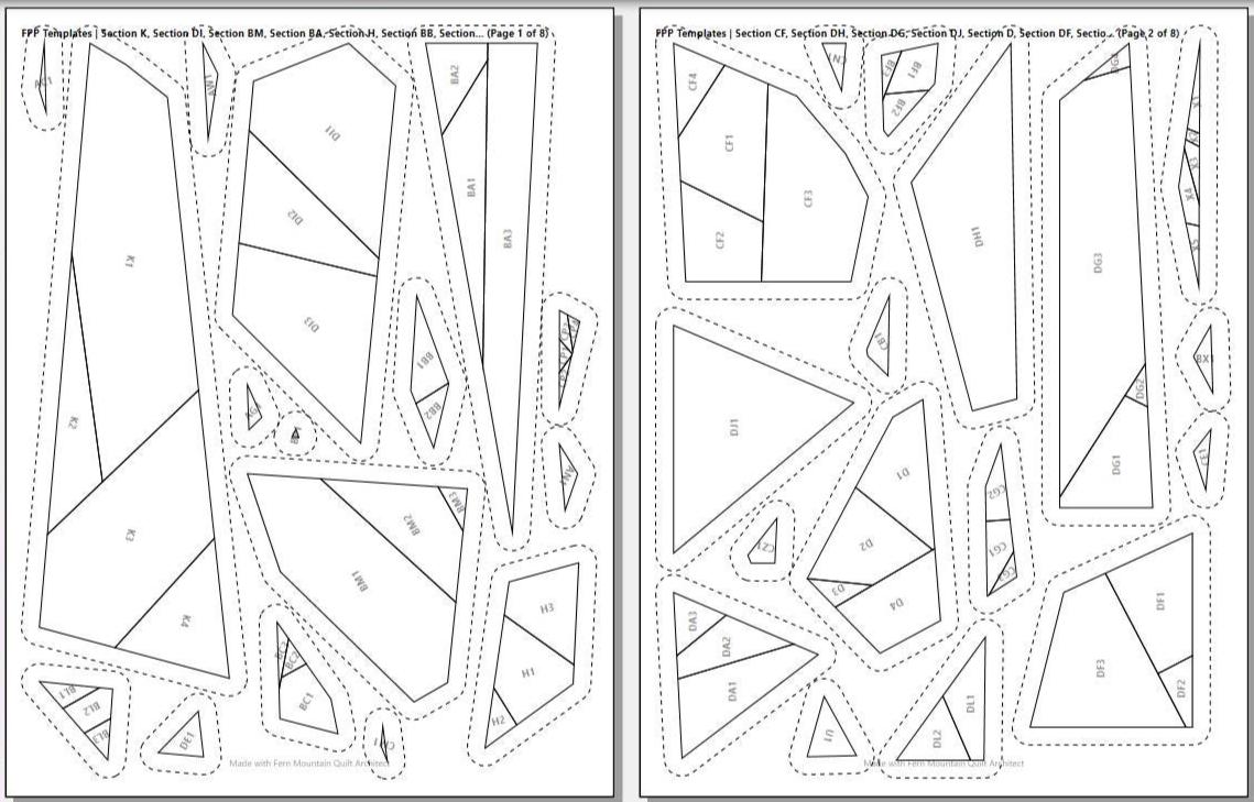 Redhead Duck 14" FPP Quilt Block Pattern