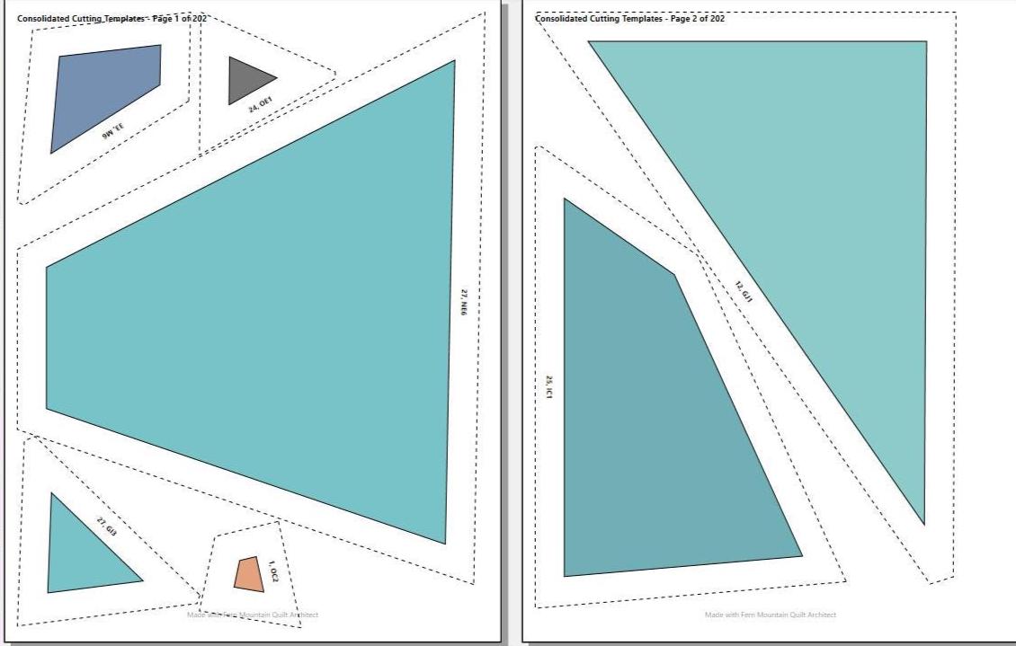 36" x 45" Barnaby the Goldfish,  FPP Wall Hanging Quilt Pattern