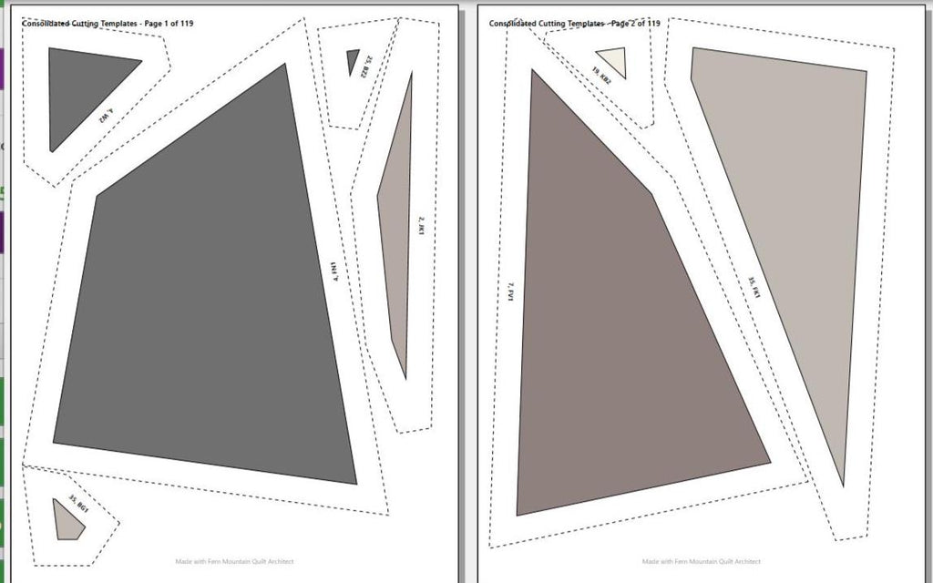 Bonkers the Tortoise Shell, 50" x 62" FPP Quilt Pattern