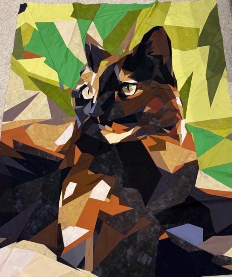 Bonkers the Tortoise Shell, 50" x 62" FPP Quilt Pattern