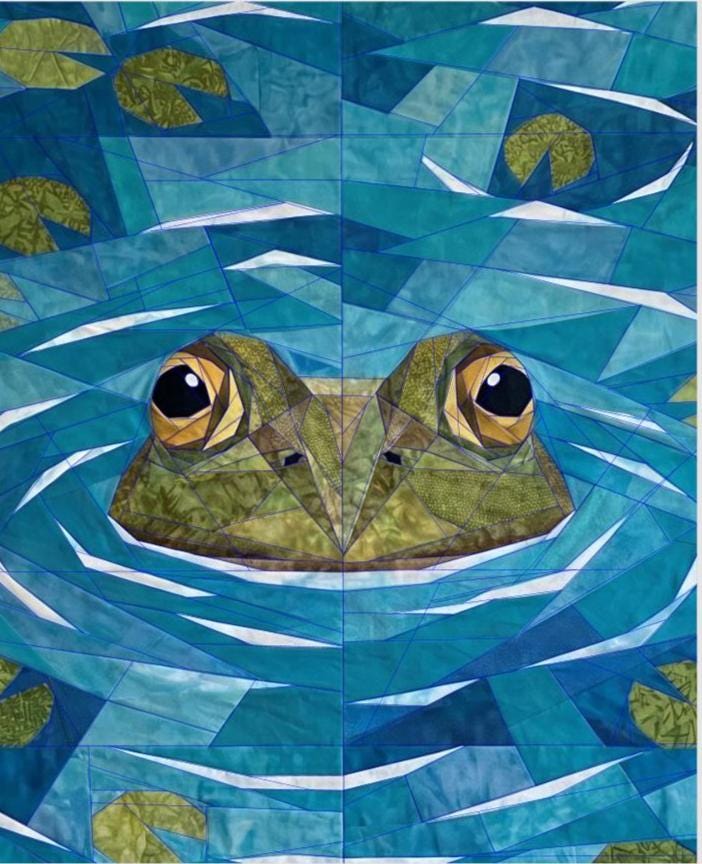Billy The Bullfrog 54" x 66" FPP Quilt Pattern