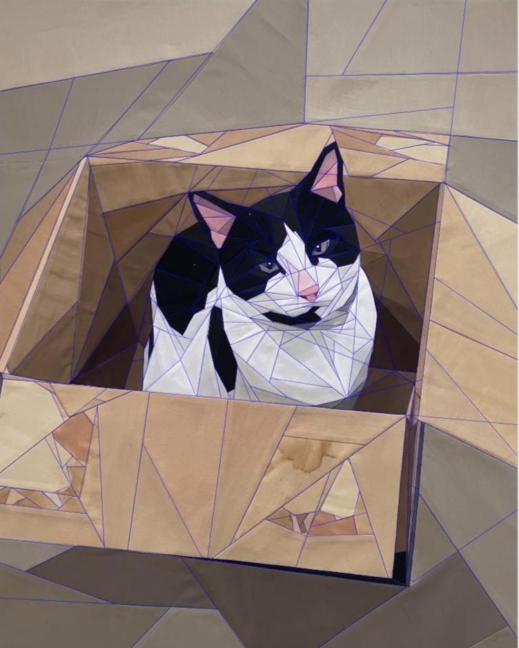 If Larry Fits, Larry Sits-72"x90" FPP Quilt Pattern
