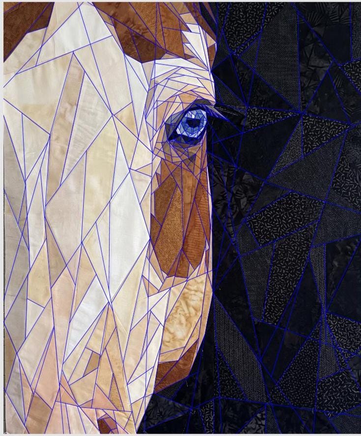 Paint Horse FPP Quilt Pattern 72" x 86"