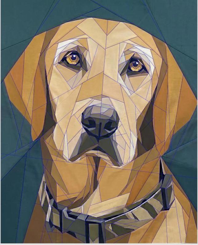 Ol Yeller Dog 72”x90” FPP Quilt Pattern