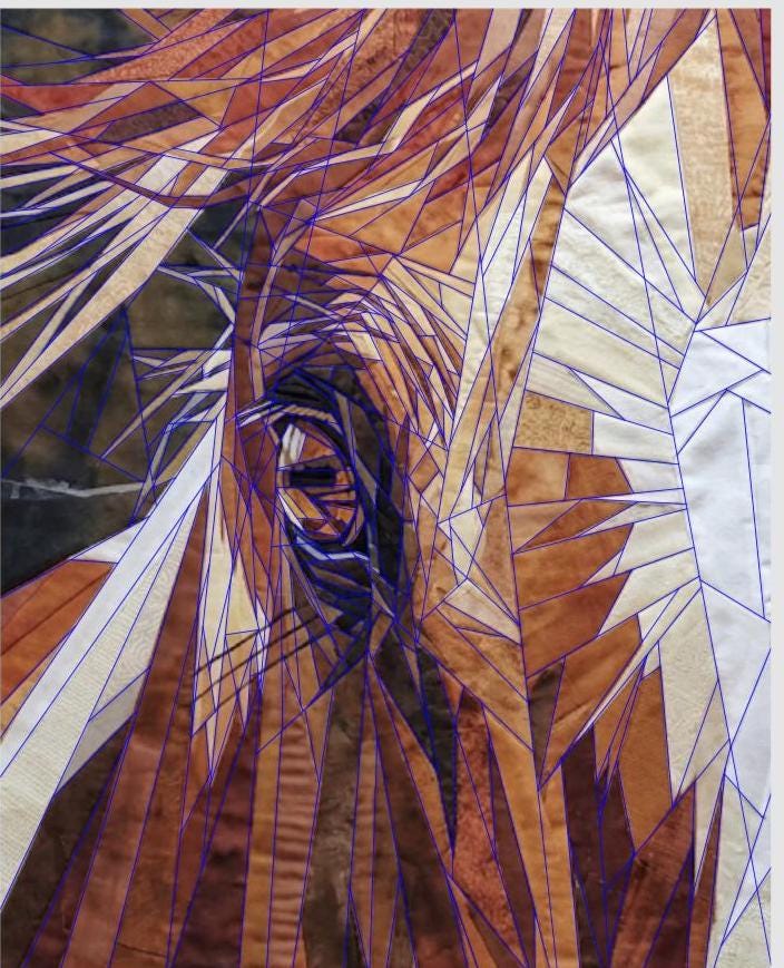 Podunk- 72"x90" fpp quilt pattern