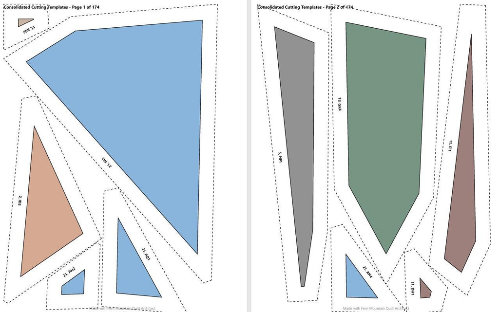 Oklahoma Scissortail FPP Quilt Pattern 75" x 91"