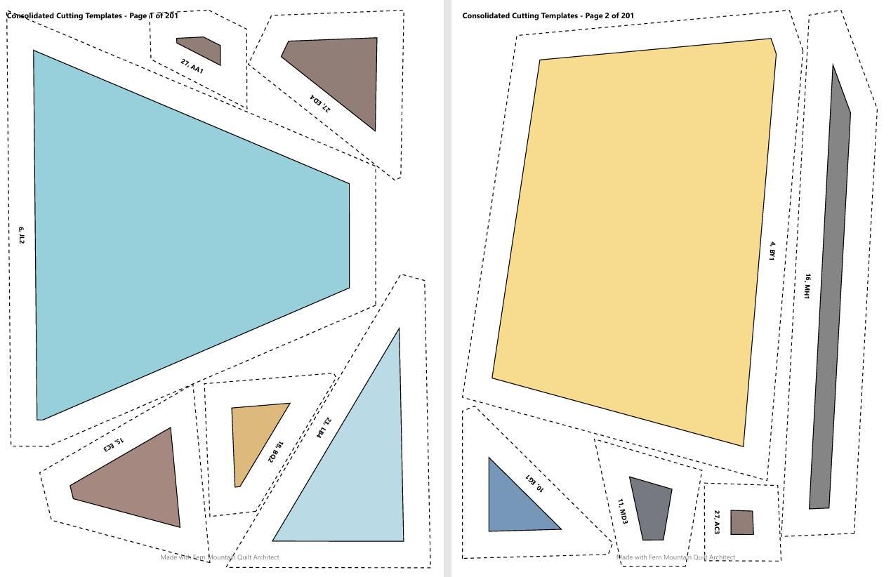 Tulsa's Golden Driller 72"x80" FPP Quilt Pattern