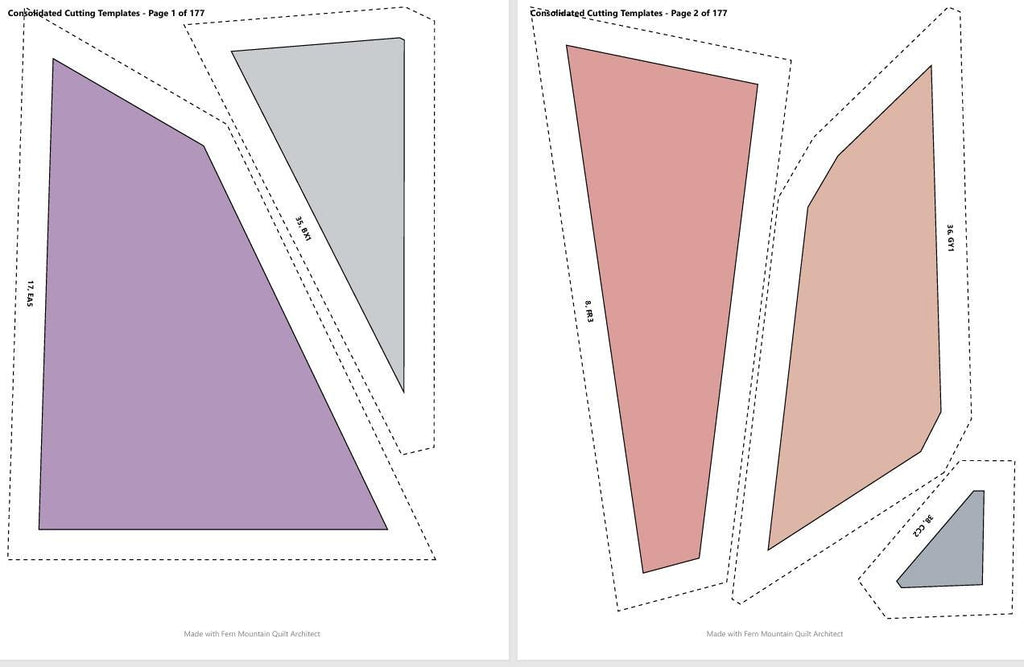 Northrop Grumman B52 Spirit 72" x 90" FPP Quilt Pattern