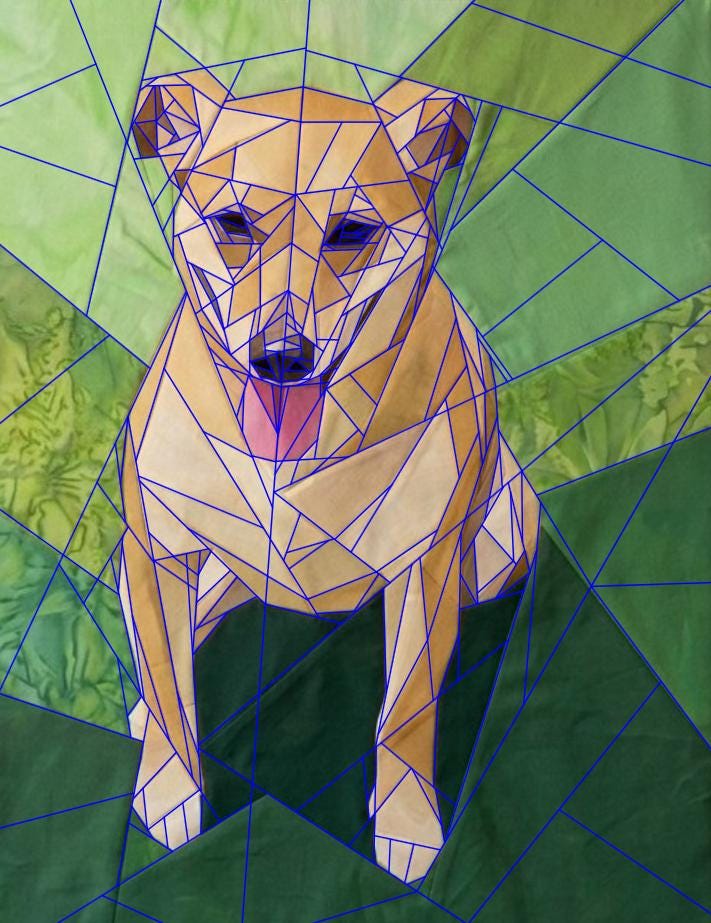 Ellie, 50" x 65" FPP Quilt Pattern